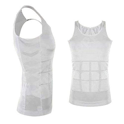 Slim and Lift Men's Body Shaper Vest with Firming Panels - 2024